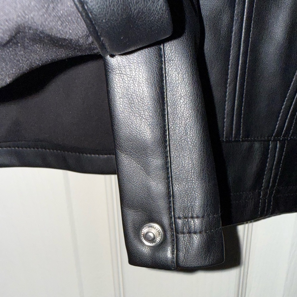 For Love And Lemons Afton Faux  Leather Jacket - Picture 5 of 8